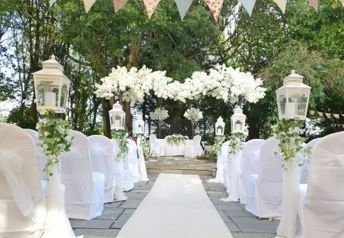 Wedding Setup in Garden 2