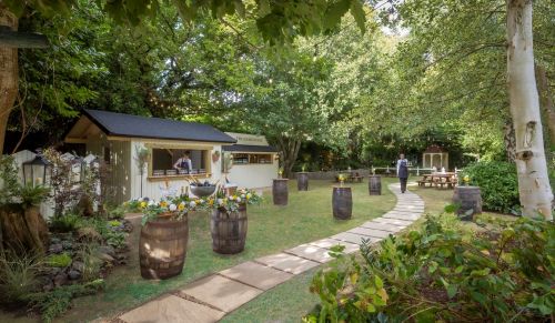 Outdoor bar area The Glenview Hotel